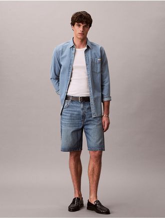 Calvin Klein Jeans Calvin Klein Mens 90s Denim Shorts - Medium Blue - 29