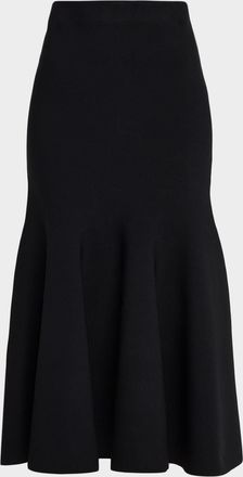 Et Ochs Flynn Knit Fit-&-Flare Midi Skirt