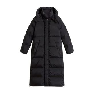 Woolrich Kelly Long Parka - - Coats - Donna - Nero - M