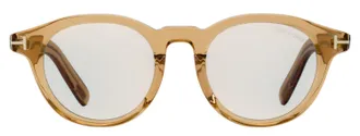 Tom Ford TF1123-D Round Acetate Sunglasses - Brown
