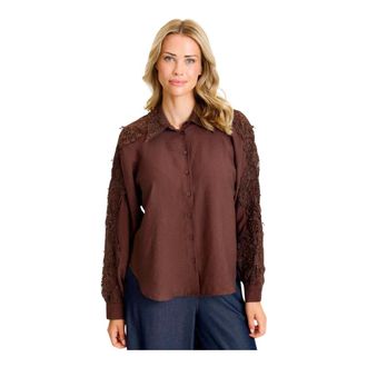 In Front IN Front, Overhemden, Dames, Bruin, XL, Shirt