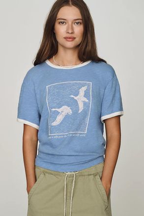 Pilcro Cotton Heritage Ringer Tee