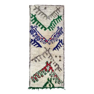 AFK Living Alfombra bereber marroqu&iacute; de pura lana 68 x 192 cm