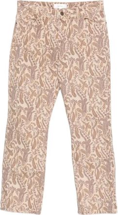 BA&SH Jean Tooty - Dames - Regular Fit Jeans - Beige - XS - Katoen - Jeans