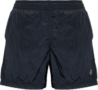 Stone Island Hombre, Pantalones cortos, Negro, Talla: M