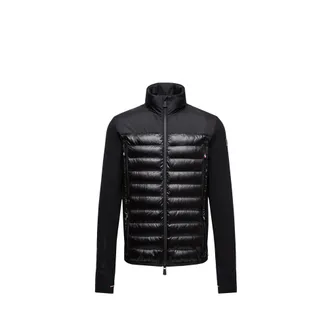 Moncler Moncler Padded Polartec Zip-up Sweatshirt, Men, Black, Size: M