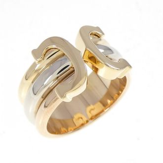 Cartier Pink Gold White Gold Yellow Gold Yellow Gold (18K) Pink Gold (18K) White Gold (18K) Band Ring (Pre-Owned)