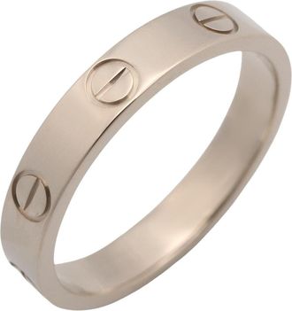 Cartier Silver White Gold (18K) Band Ring (Pre-Owned)