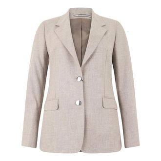 Tagliatore Jassen, Dames, Beige, M, Wol, Parigi Blazer