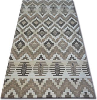 RugsX Alfombra Argent - W4809 Rombos Beige Beige 133x190 Cm