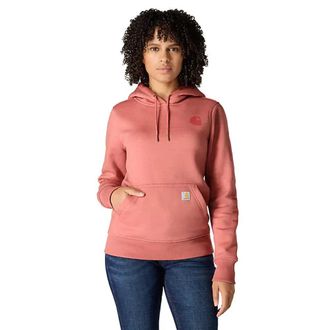 Carhartt Work in Progress Iconic Clarksburg Hoodie Womens Dusty Cedar Fleece Pullover POSH153