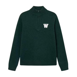 Wood Wood Hoodies & sweatvesten, Heren, Groen, XL, Zip-throughs
