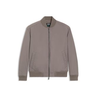BOSS x ASTON MARTIN bomber jacket in water-repellent twill