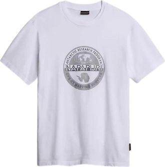 Napapijri Heren, Tops, Wit, Maat: 2XL Katoen