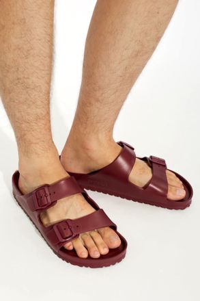 Birkenstock Arizona EVA Slides, Mens, Burgundy