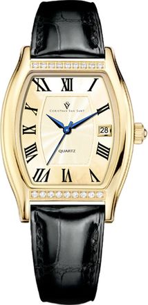 Christian Van Sant Womens Gemma Gold Dial Watch