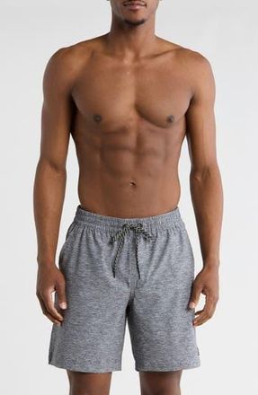 Hurley Static Volley Swim Shorts in Grey/Multi at Nordstrom Rack, Size X-Large