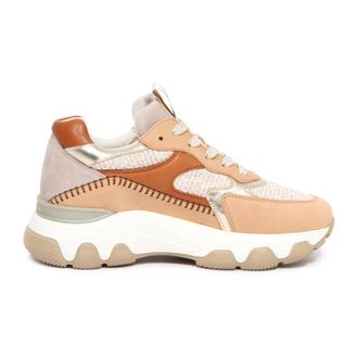 Hogan Hyperactive Slip-On Schoenen met Memory Foam - Dames - Sneakers - Bruin - 38 1/2 EU - Leer - Schoenen
