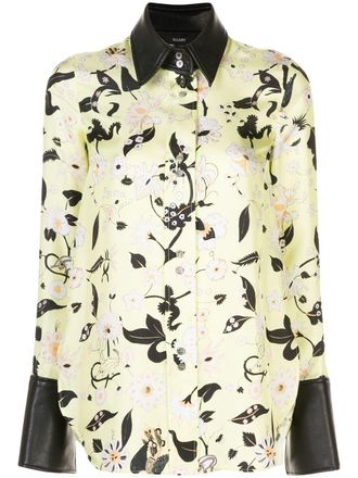 Ellery Blouse met bloemenprint - Geel