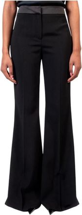 Doris S Doris S, Broeken, Dames, Zwart, S, Elegante Flared Broek