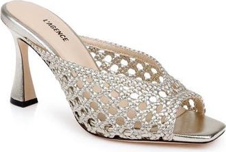 L'agence Jacques Sandal in Gold Leather at Nordstrom, Size 9.5