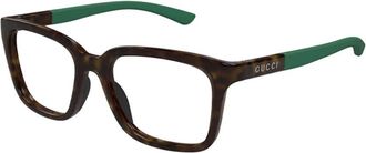 Gucci Unisex Black Square Eyeglass Frames GG1738O 003
