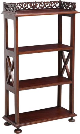 Biscottini International Biscottini - Libreria Etagere Portaoggetti Pi&ugrave; Ripiani Mensole Scaffale Da Terra In Legno