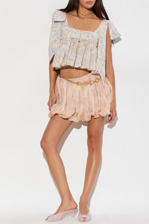 Chlo&eacute; Top With A Floral Motif, Womens, Multicolour