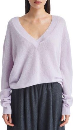 TWP Cashmere Blend V-Neck Sweater in Lilac Tint at Nordstrom Rack, Size X-Small