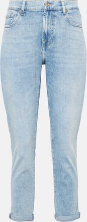 7 For All Mankind Josefina mid-rise slim jeans