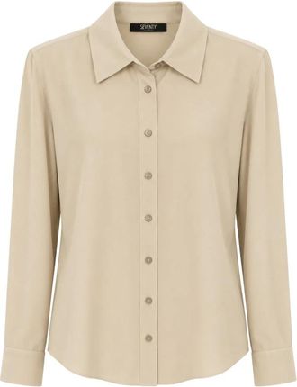 Seventy Ca 1411 Shirt - Dames - Overhemden - Beige - 2XL - Overhemden