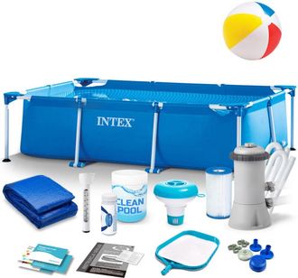 OEM Piscina De Jard&iacute;n Con Estructura 220 X 150 X 60 Cm 15 En 1 Intex 28270