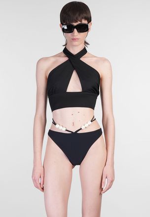 Magda Butrym Swim Bra 02 Beachwear In Black Polyamide
