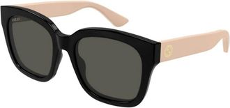Gucci Sunglasses, female, Black, 54 MM, Emblem Sunglasses