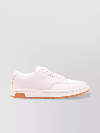 Kenzo low top panelled leather sneakers