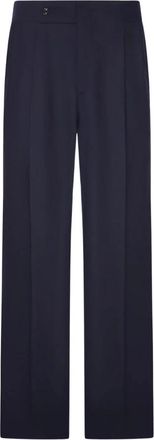 Giorgio Armani Wijde broek - Heren - Wijde Broeken - Blauw - L - Broeken