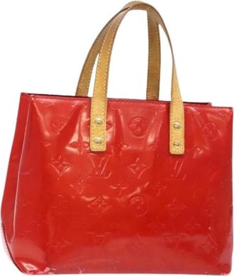 Louis Vuitton Tweedehands leren Louis Vuitton tassen - Dames - Vintage Handtas - Rood - ONE Size - Vintage