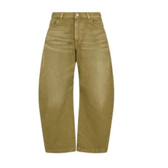 The Attico Mujer, Vaqueros, Verde, Talla: W26