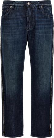 Dolce & Gabbana Jeans - Heren - Regular Fit Jeans - Blauw - S - Jeans