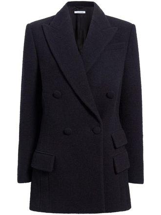 Another Tomorrow double-breasted boucl&eacute; blazer - women - Wool - 36 - Black