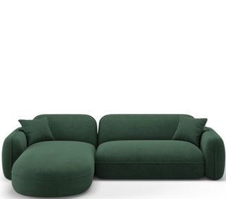 CXL by Christian Lacroix 4-Sitzer Designer Ecksofa 275 Lucien mit Eckteil links - Samtbezug Bubble