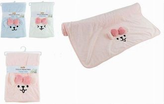 Trade Shop Trade Shop - Telo Bagno Asciugamano 70x140 Cm Da Doccia In Tessuto Cagnolina Con Fiocco 10742