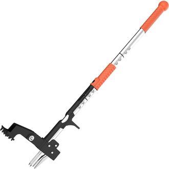 OEM Desmalezador Vertical Para Jardiner&iacute;a, Con Mango Ergon&oacute;mico De 100 Cm De Largo, 4 Garras De Acero Inoxidable De Alta Resistencia, Desmalezado Manual, 