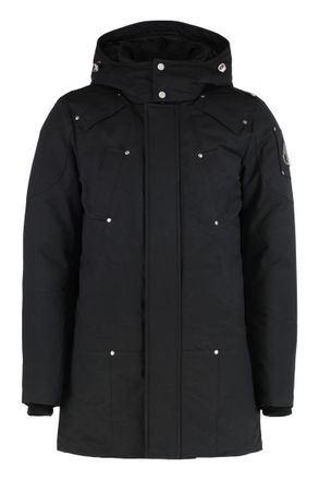 Moose Knuckles Black Regular Hood Jackets