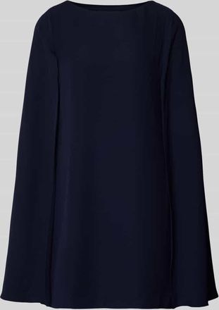 Lauren Ralph Lauren Cocktailkleid mit Rundhalsausschnitt Modell PETRA in Marine, Gr&ouml;&szlig;e 34