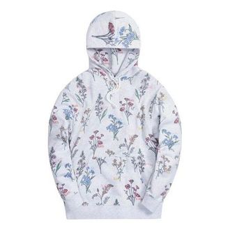 Kith Botanical Floral Williams III Hoodie Light Heather KH2624-002