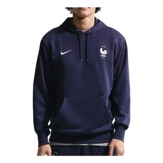 Nike FFF 2026 27 Club French Terry Hoodie Blackened Blue White IB6301-498