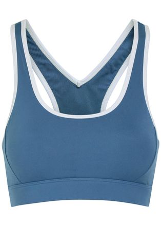 Varley Freesoft Selma Stretch-jersey Sports bra - Blue - S (UK8-10 / S)