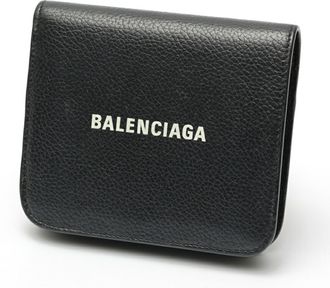 Balenciaga Black Leather Wallet (Bi-Fold) (Pre-Owned)