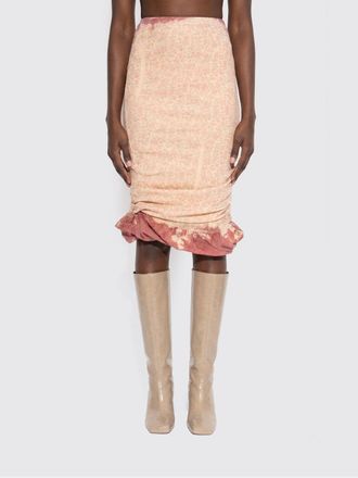 Diesel Gonna a tubino in cotone stampato Diesel